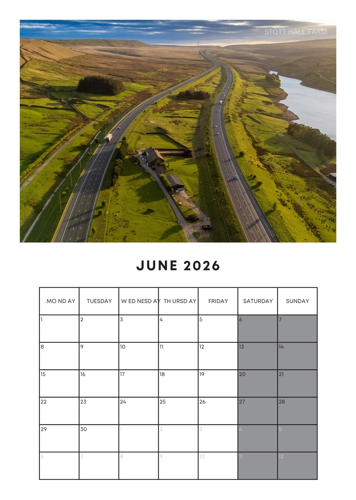 2026 Wall Calendar – Limited Edition
