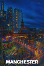 Deansgate, Manchester – Urban Art Print
