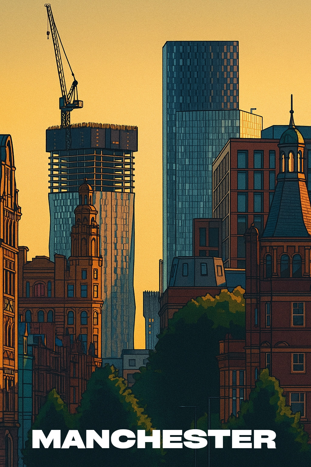 Skies the limit - Urban Art Print