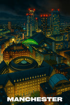 Manchester Central Library – Urban Art Print